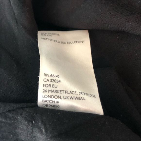 Free People Like A Lady Black Floral Printed Mini Dress Tie Back Short sz Small - Picture 13 of 15